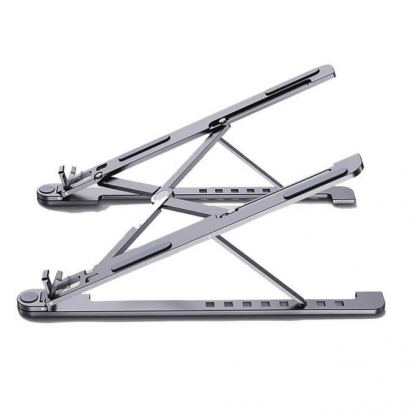 Portable Folding Aluminum Laptop Stand L - преносима алуминиева сгъваема поставка за MacBook и лаптопи от 14 до 17.3 инча (тъмносив)
