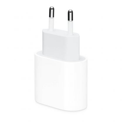 Apple 20W USB-C Power Adapter - оригинално захранване за iPhone, iPad и устройства с USB-C порт (ритейл опаковка)