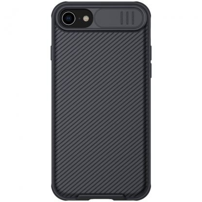 Nillkin CamShield Pro Case - хибриден удароустойчив кейс за iPhone SE (2020), iPhone 8, iPhone 7 (черен)