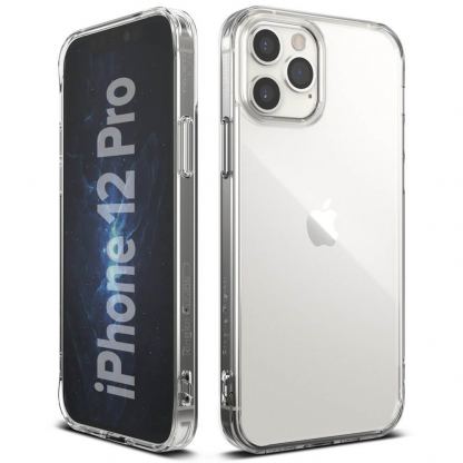 Ringke Fusion Crystal Case - хибриден удароустойчив кейс за iPhone 12 Pro Max (прозрачен)