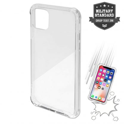 4smarts Hard Cover Ibiza - хибриден удароустойчив кейс за iPhone 12, iPhone 12 Pro (прозрачен)