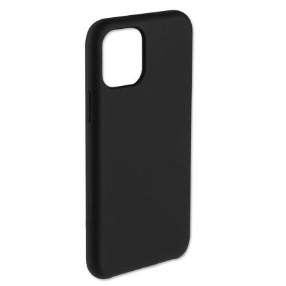 4smarts Cupertino Silicone Case - тънък силиконов (TPU) калъф за iPhone 12, iPhone 12 Pro (черен)