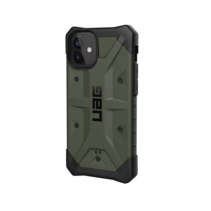 Urban Armor Gear Pathfinder Case - удароустойчив хибриден кейс за iPhone 12 Mini (тъмнозелен)