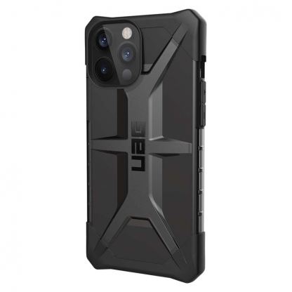 Urban Armor Gear Plasma - удароустойчив хибриден кейс за iPhone 12 Pro Max (черен-прозрачен)