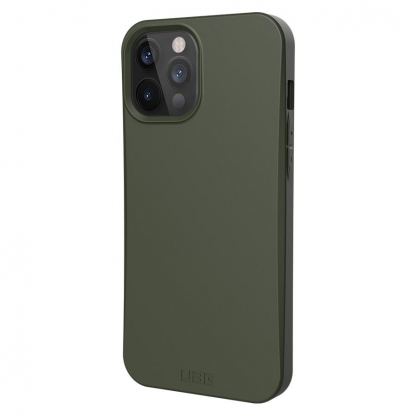 Urban Armor Gear Biodegradeable Outback Case - удароустойчив рециклируем кейс за iPhone 12 Pro Max (тъмнозелен)