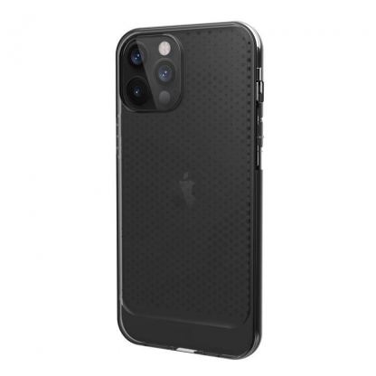 Urban Armor Gear Lucent Case - удароустойчив силиконов калъф за iPhone 12 Pro Max (черен-прозрачен)
