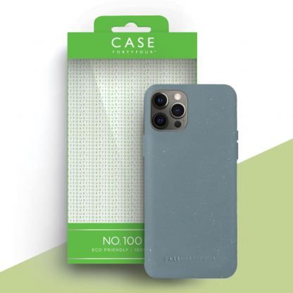 Case FortyFour No.100 Case - рециклируем хибриден кейс за iPhone 12 Pro Max (син)