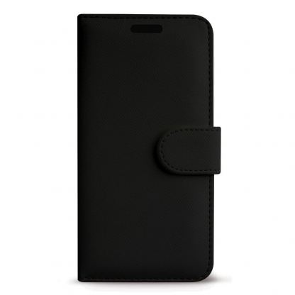Case FortyFour No.11 Case - кожен калъф с поставка за iPhone 12 Pro Max (черен)