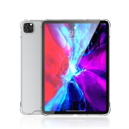 4smarts Hybrid Premium Clear Case - хибриден удароустойчив кейс за Apple iPad Pro 12.9 (2018), iPad Pro 12.9 (2020) (прозрачен)