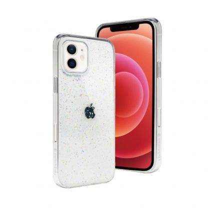 SwitchEasy Starfield Case - дизайнерски удароустойчив хибриден кейс за iPhone 12 mini (бял) 