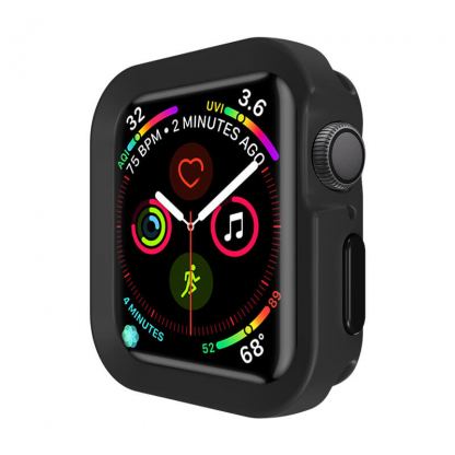 SwitchEasy Colors Case - термополиуретанов удароустойчив кейс за Apple Watch 40mm (черен)