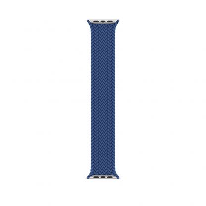 Sdesign Braided SoloLoop Band - текстилна каишка за Apple Watch 38мм, 40мм (тъмносин)