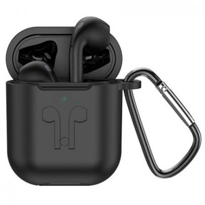 Hoco ES32 Plus TWS Bluetooth Earphones - безжични блутут слушалки с безжичен зареждащ кейс за мобилни устройства (черен)