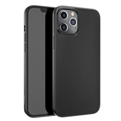 Hoco Fascination Series TPU Protective Case - силиконов (TPU) калъф за iPhone 12 Pro Max (черен) 