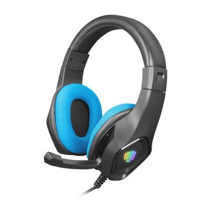 Fury Gaming Headset Phantom RGB - USB гейминг слушалки с микрофон за PC и лаптопи (черен-син)