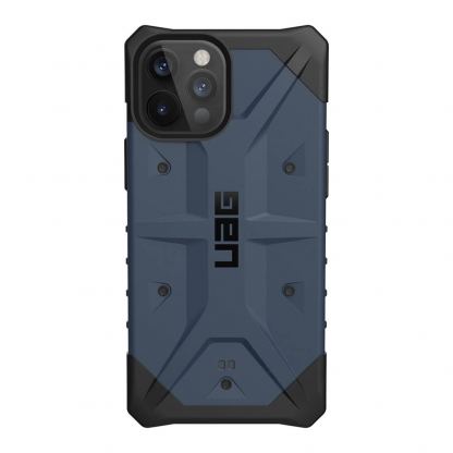 Urban Armor Gear Pathfinder Case - удароустойчив хибриден кейс за iPhone 12 Pro Max (тъмносин)