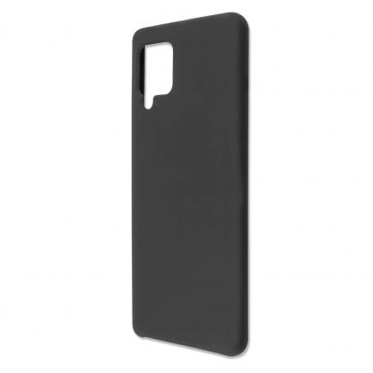 4smarts Cupertino Silicone Case - тънък силиконов (TPU) калъф за Samsung Galaxy A42 5G (черен)