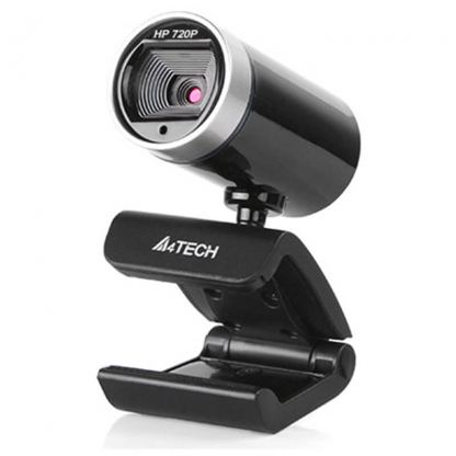 A4Tech PK-910P HD WebCam - 720p домашна уеб видеокамера с микрофон (черен)