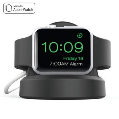 Kanex Nightstand with Charging Cable - поставка за Apple Watch със MFI сертифициран кабел за зареждане на Apple Watch (черен) 