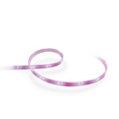 Philips Hue Lightstrip Plus V4 EMEA 1m - 1 метър удължение за светеща лента с бяла и цветна светлина за безжично управляемо осветление за iOS и Android устройства 
