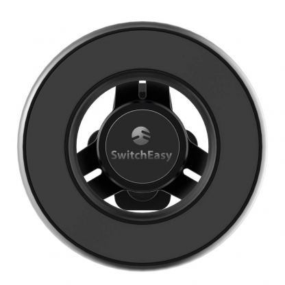 Switcheasy MagMount Car Mount - магнитна поставка за вентилационната решетка на автомобил за iPhone 12 (черен)