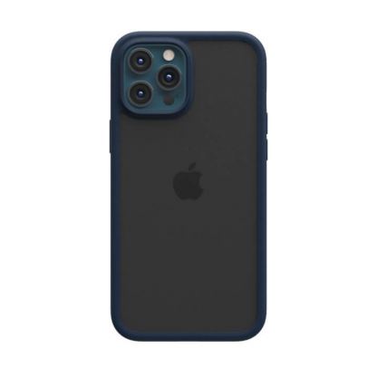 SwitchEasy AERO Plus Case - тънък хибриден кейс 0.38 мм. съвместим с MagSafe за iPhone 12 Pro Max (син)