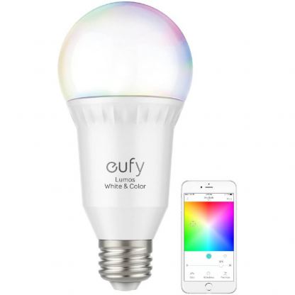 Anker Eufy Lumos Smart Bulb - E26 LED крушка с 16 милиона цвята и безжично управление за iOS и Android 