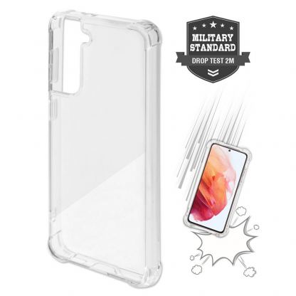 4smarts Hard Cover Ibiza - хибриден удароустойчив кейс за Samsung Galaxy S21 Plus (прозрачен)