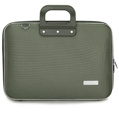 Bombata Bombata Nylon - текстилна чанта с презрамка за MacBook Pro 16, Pro 15 и лаптопи до 16 инча (зелен)