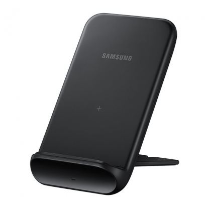 Samsung Wireless 9W Charger Stand EP-N3300TB - конвентируема поставка (пад) с Fast Charge за безжично захранване (черен) 