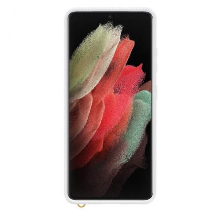 Samsung Protective Hard Cover EF-GG998CW - оригинален хибриден кейс за Samsung Galaxy S21 Ultra (бял)
