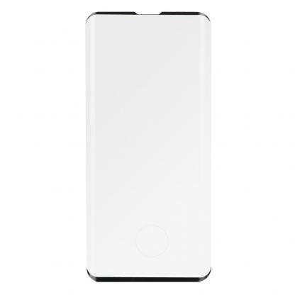 Prio 3D Glass Full Screen Curved Tempered Glass - калено стъклено защитно покритие за Samsung Galaxy S10 (черен-прозрачен) (buik)