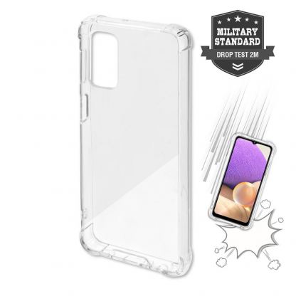 4smarts Hard Cover Ibiza - хибриден удароустойчив кейс за Samsung Galaxy A32 5G (прозрачен)