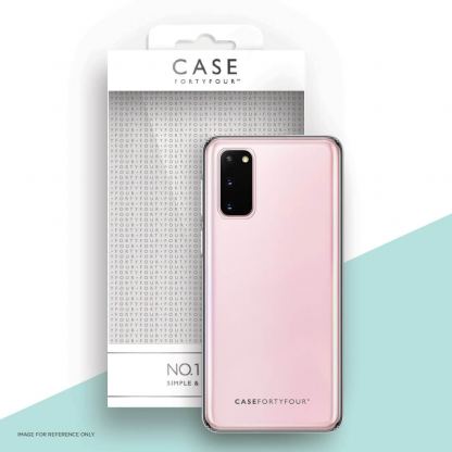 Case FortyFour No.1 Case - силиконов (TPU) калъф за Samsung Galaxy S20 FE (прозрачен)