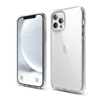 Elago Clear Silicone Case - силиконов (TPU) калъф за iPhone 12 Pro Max (прозрачен)