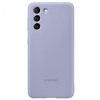 Samsung Silicone Cover EF-PG996TV - оригинален силиконов кейс за Samsung Galaxy S21 Plus (лилав)
