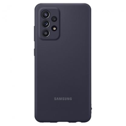 Samsung Silicone Cover EF-PA725TBEGWW - оригинален силиконов кейс за Samsung Galaxy A72 (черен)