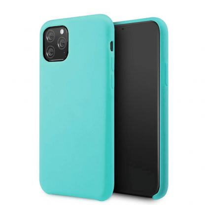 Vennus Silicone Case Lite - силиконов (TPU) калъф за Samsung Galaxy S21 Ultra (светлосин)