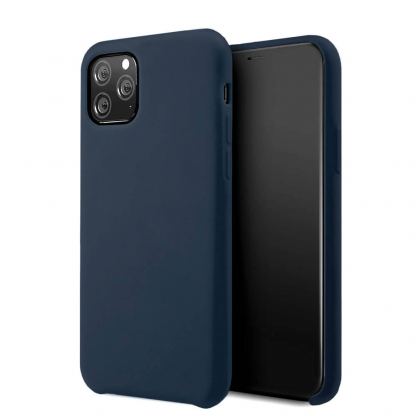 Vennus Silicone Case Lite - силиконов (TPU) калъф за Samsung Galaxy S21 Ultra (син)