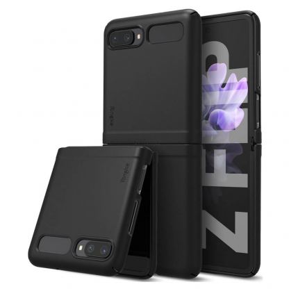 Ringke Slim PC Case - поликарбонатов кейс за Samsung Galaxy Z Flip (черен)