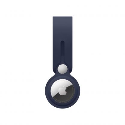 Apple AirTag Loop - стилна оригинална полиуретанова каишка за Apple AirTag (тъмносин)