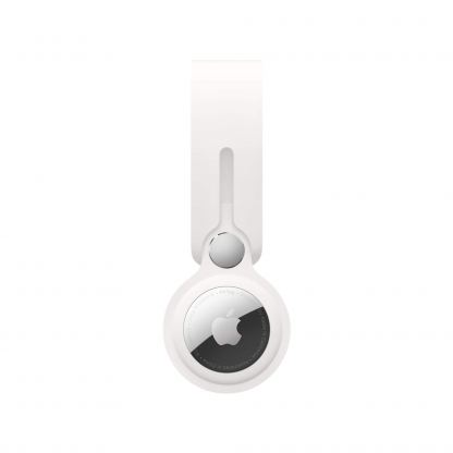 Apple AirTag Loop - стилна оригинална полиуретанова каишка за Apple AirTag (бял)