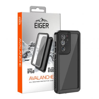 Eiger Avalanche Case - ударо и водоустойчив кейс за Samsung Galaxy S21 Ultra (черен)