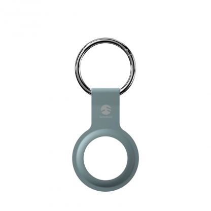 SwitchEasy Skin Silicone Keyring - силиконов ключодържател за Apple AirTag (светлосин)