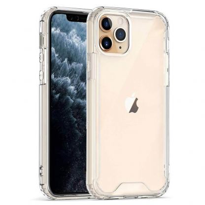 Tel Protect Acrylic Case - удароустойчив хибриден кейс за Samsung Galaxy S21 Ultra (прозрачен) 