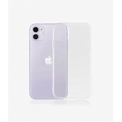 PanzerGlass TPU Clear Case - силиконов (TPU) калъф със стъклен гръб за iPhone 11 (прозрачен)