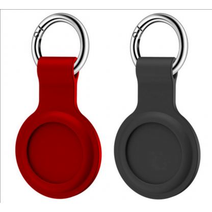 Sdesign AirTag Cloud Keyring Case 2 Pack - комплект от 2 броя силиконови ключодържатели за Apple AirTag (черен-червен)