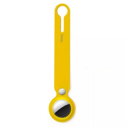 Hoco AirTag Silicone Loop - силиконова каишка за Apple AirTag (жълт)