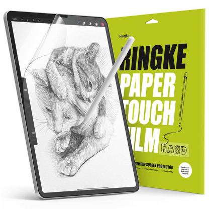 Ringke Paper Touch Film Screen Protector Hard - качествено защитно покритие (подходящо за рисуване) за дисплея на iPad Air 4 (2020), iPad Pro 11 M1 (2021), iPad Pro 11 (2020), iPad Pro 11 (2018) (2 броя) 