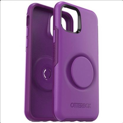 Otterbox Pop Symmetry Series Case - хибриден кейс с висока защита и вградена поставка за iPhone 11 Pro (лилав)